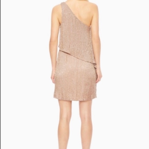 Parker One Shoulder Beaded Cocktail Dress - Picture 9 of 10